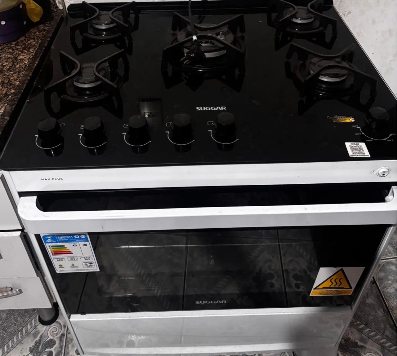 Fogão 5 bocas Suggar Max Plus