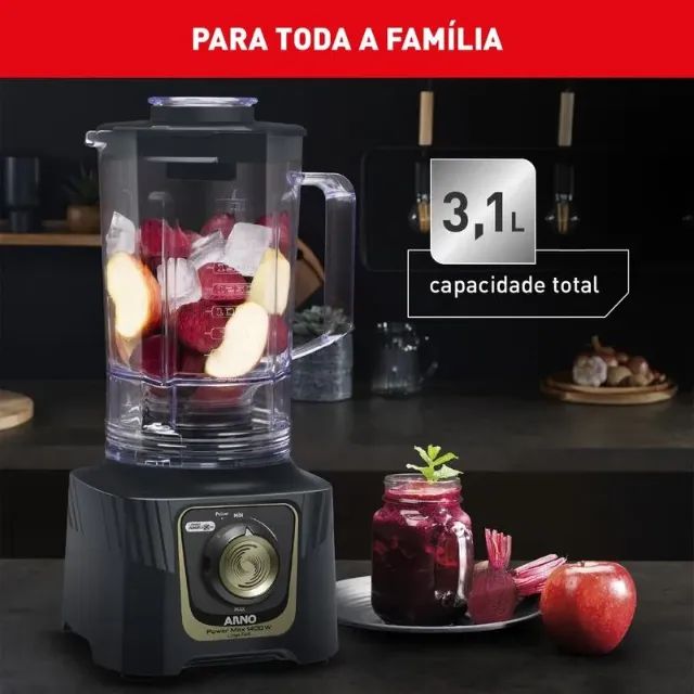 Liquidificador Arno Power Max Autolock 1400W 3.1L - Novo - Lacrado - Foto 2