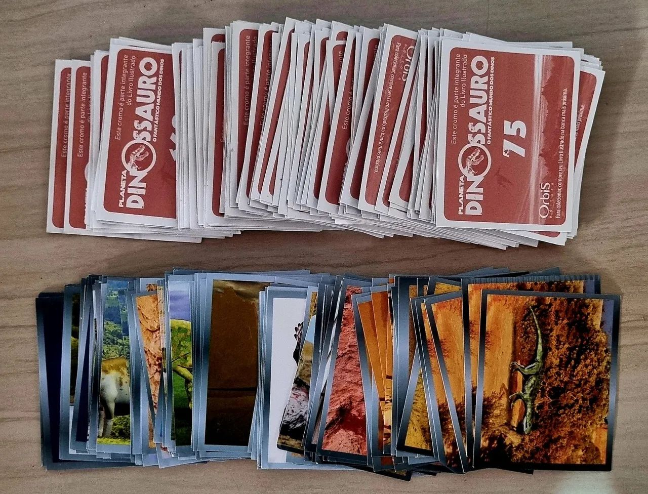 Lot - 260 Stickers - Planet Dinosaur - 2010 - Orbis Editora - Never Used