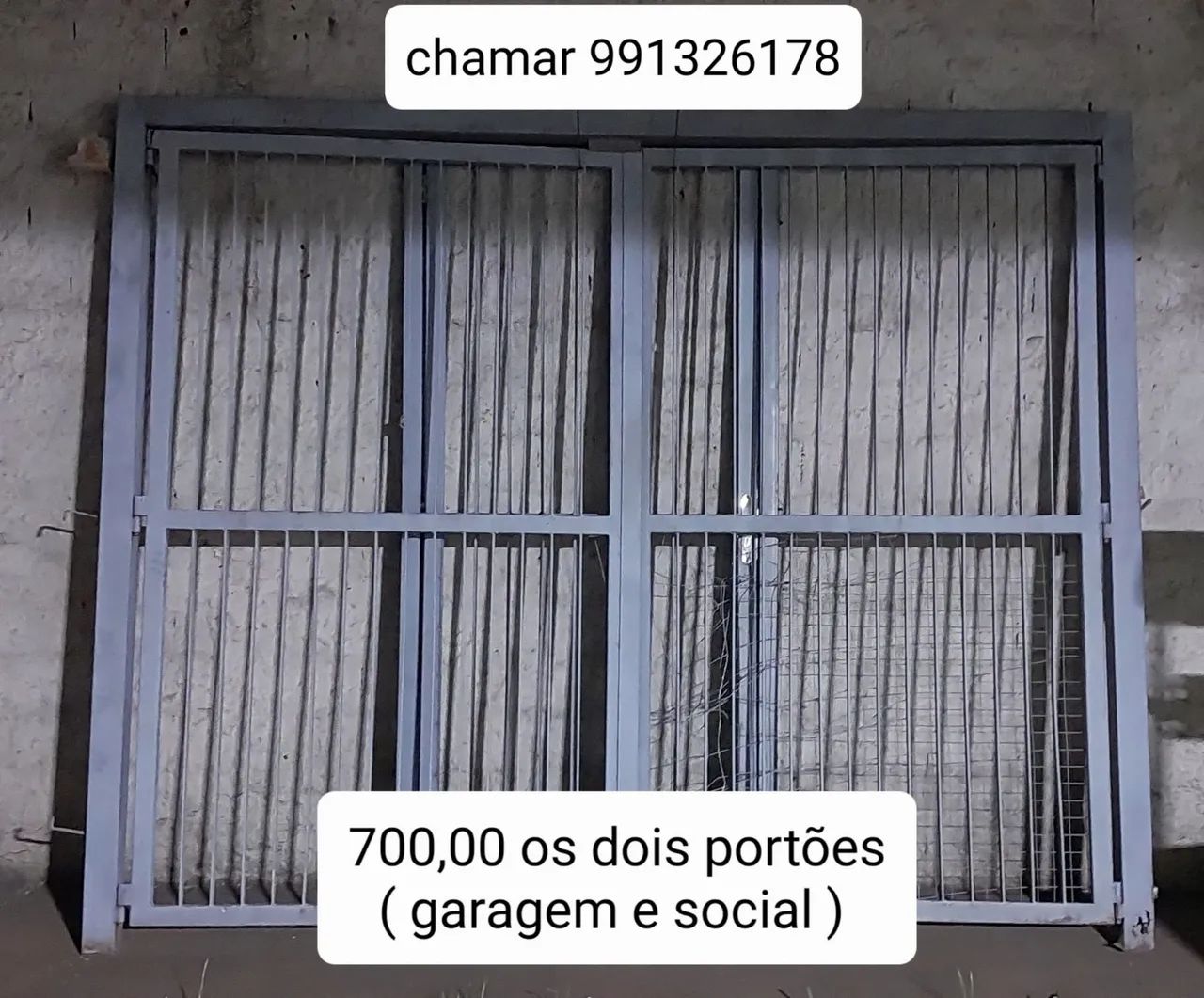 Portões de Ferro para Garagem e Social