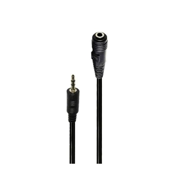 Cabo Extensor Auxiliar P2 Macho + P2 Femea Stereo 1,5 Mt - Foto 2