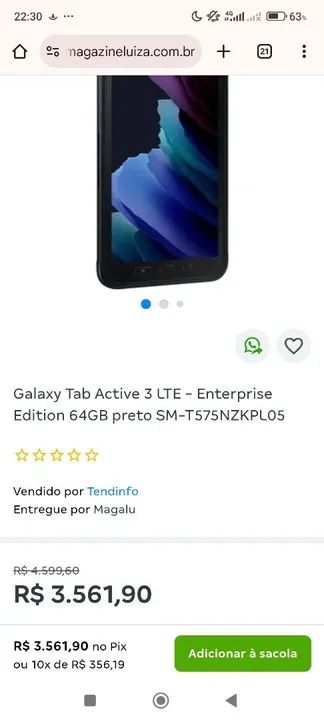 Tablet Samsung Active 3 empresarial  - Foto 4