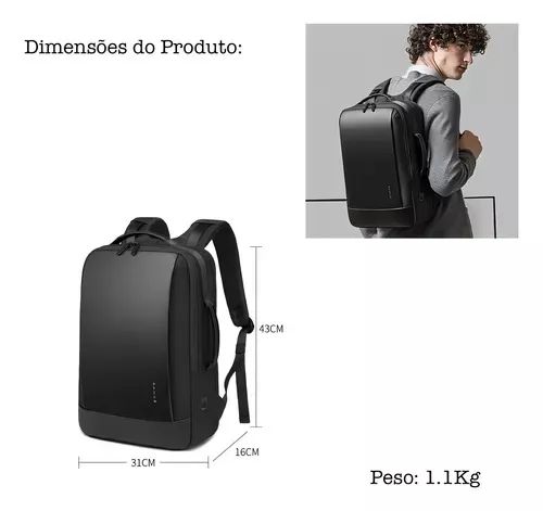 Mochila Executiva Bange - Foto 4