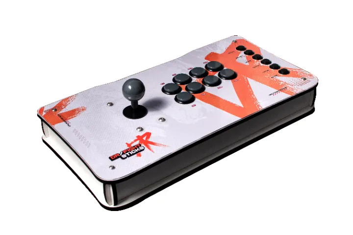 Arcade PS5 Placa Pi Pico RP2040 Manche Sanwa Original e Botões QANBA
