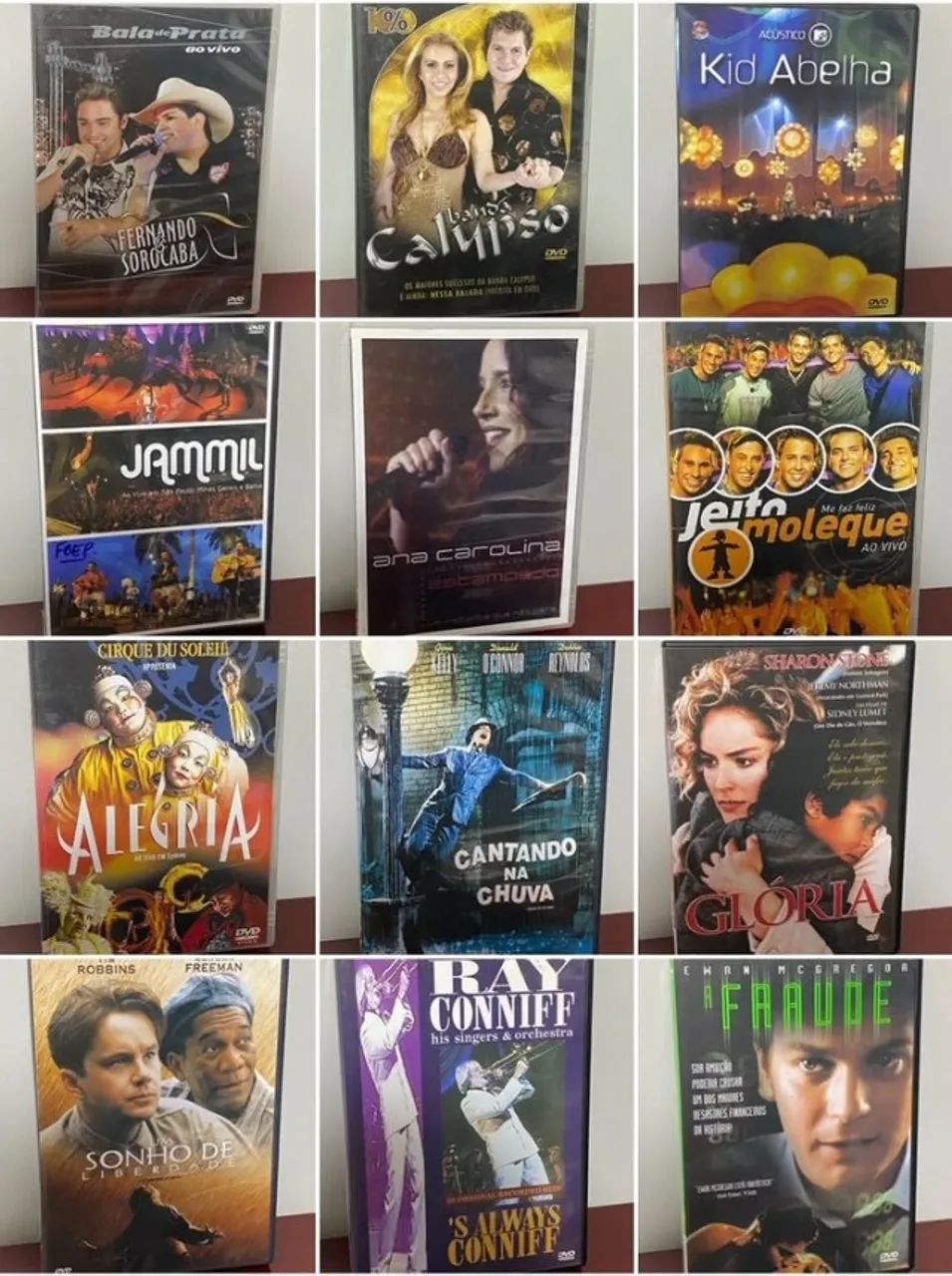 Lote com 22 DVDs originais (musicas e filmes) - Foto 2