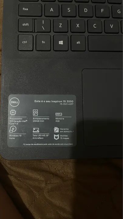 Notebook Dell inspiron 15 3000 - Foto 2