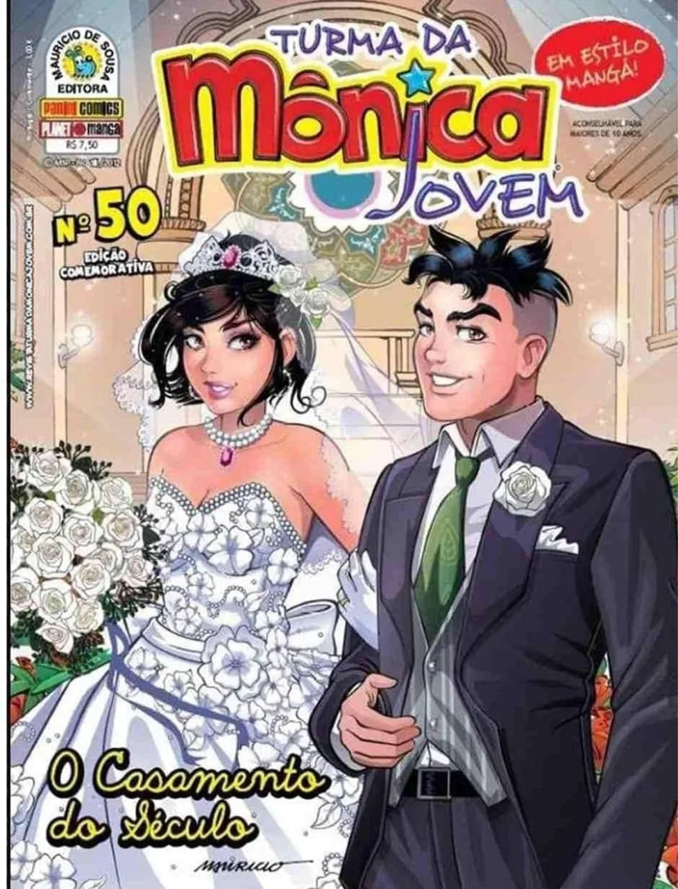 HQ mangá, gibi, quadrinho 2 unidades vol Turma da Mônica Jovem 50/60... - Foto 4