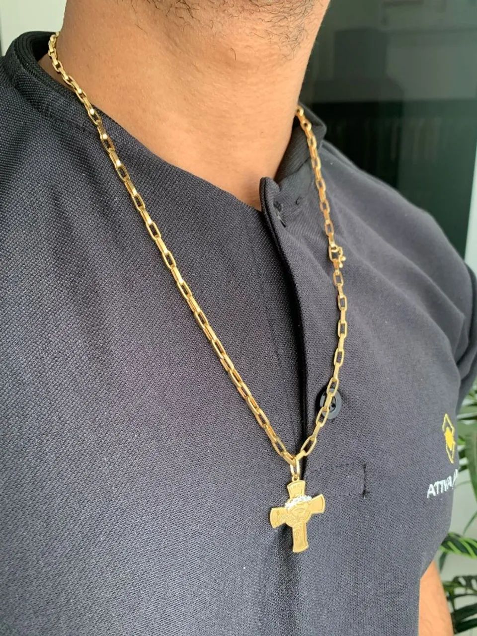 Corrente com pingente de Ouro 18k  - Foto 3