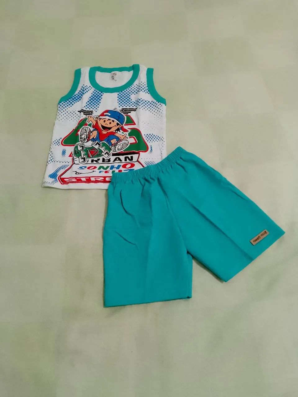 Conjunto Infantil Menino - Camiseta e Bermuda - Foto 2