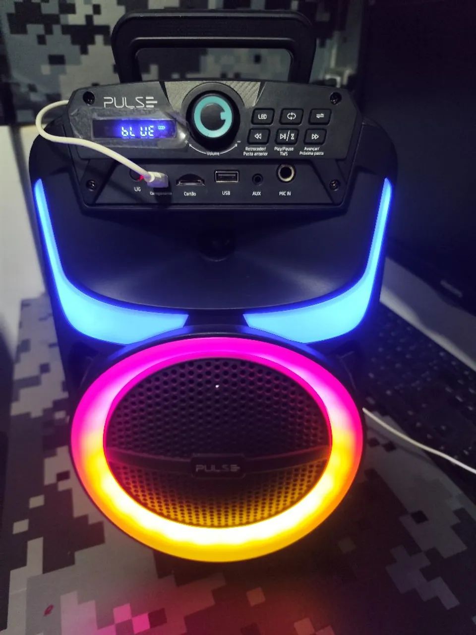 Karaokê Caixa de som (Pulse)