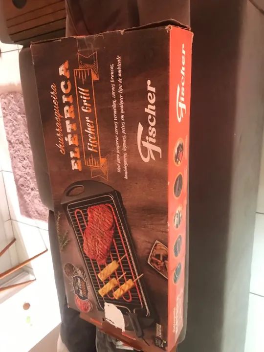 Churrasqueira Elétrica Fischer Grill - Nova - Foto 3