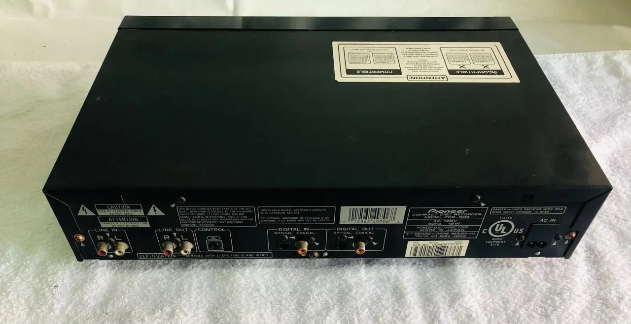  Gravador de CD Digital Pioneer PDR-509  - Foto 4