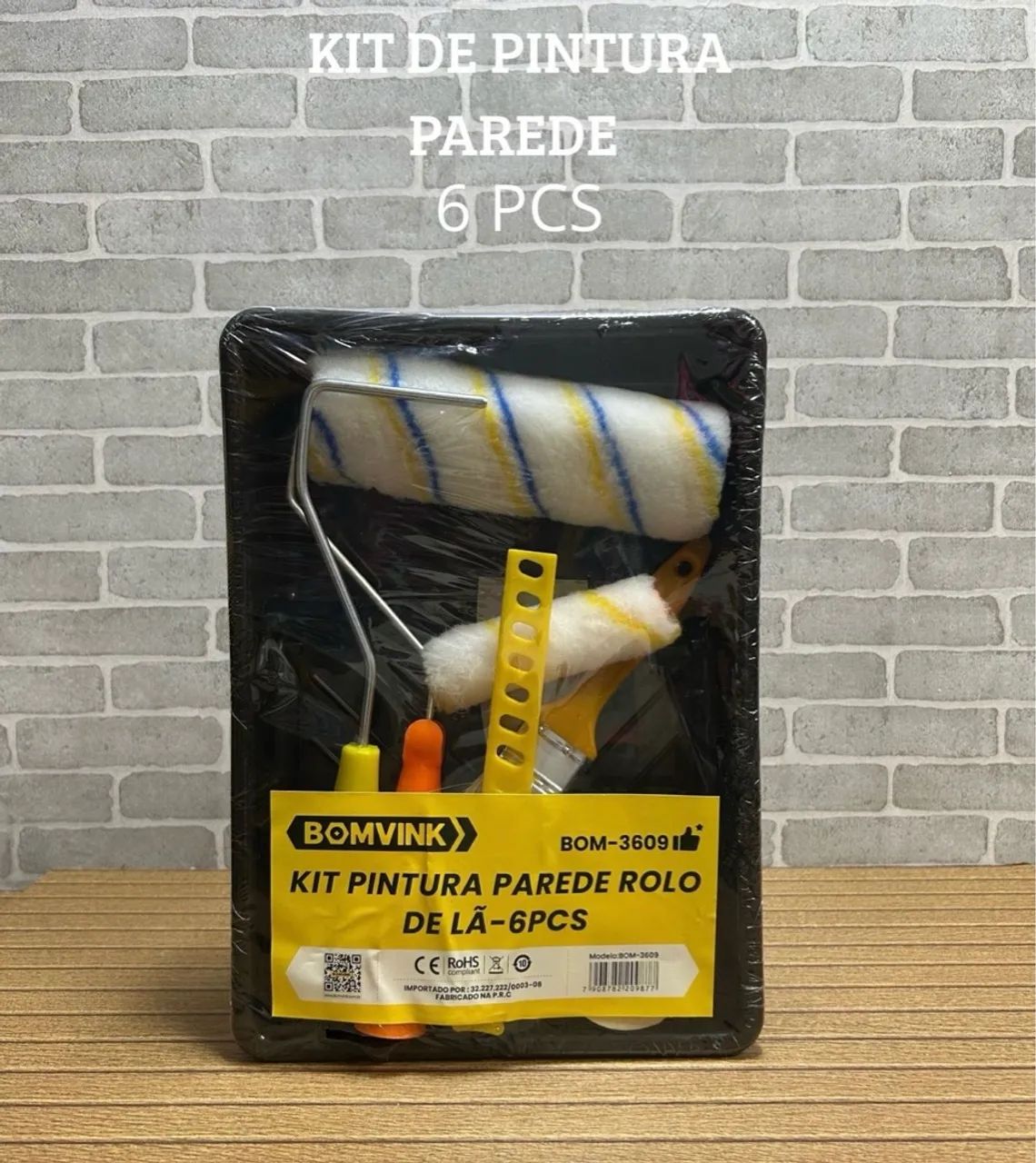 BOM-3609 - KIT PINTURA PAREDE ROLO