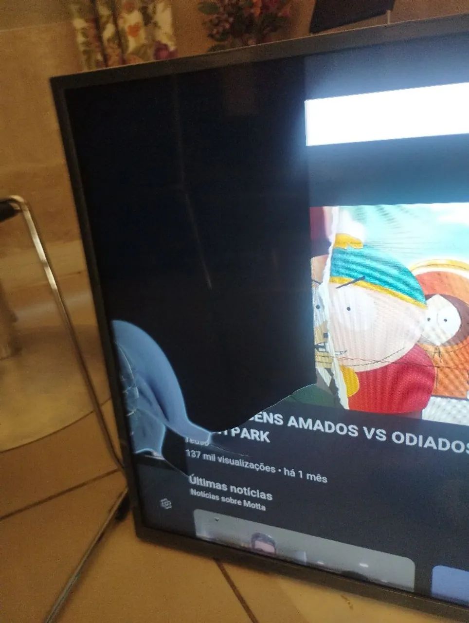 TV LG - Smart TV defeito tela - Foto 4