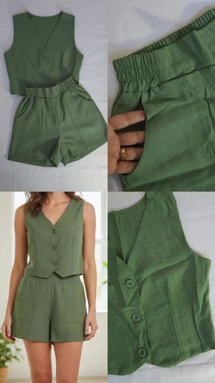 Conjunto alfaiataria Crepe G - Foto 3