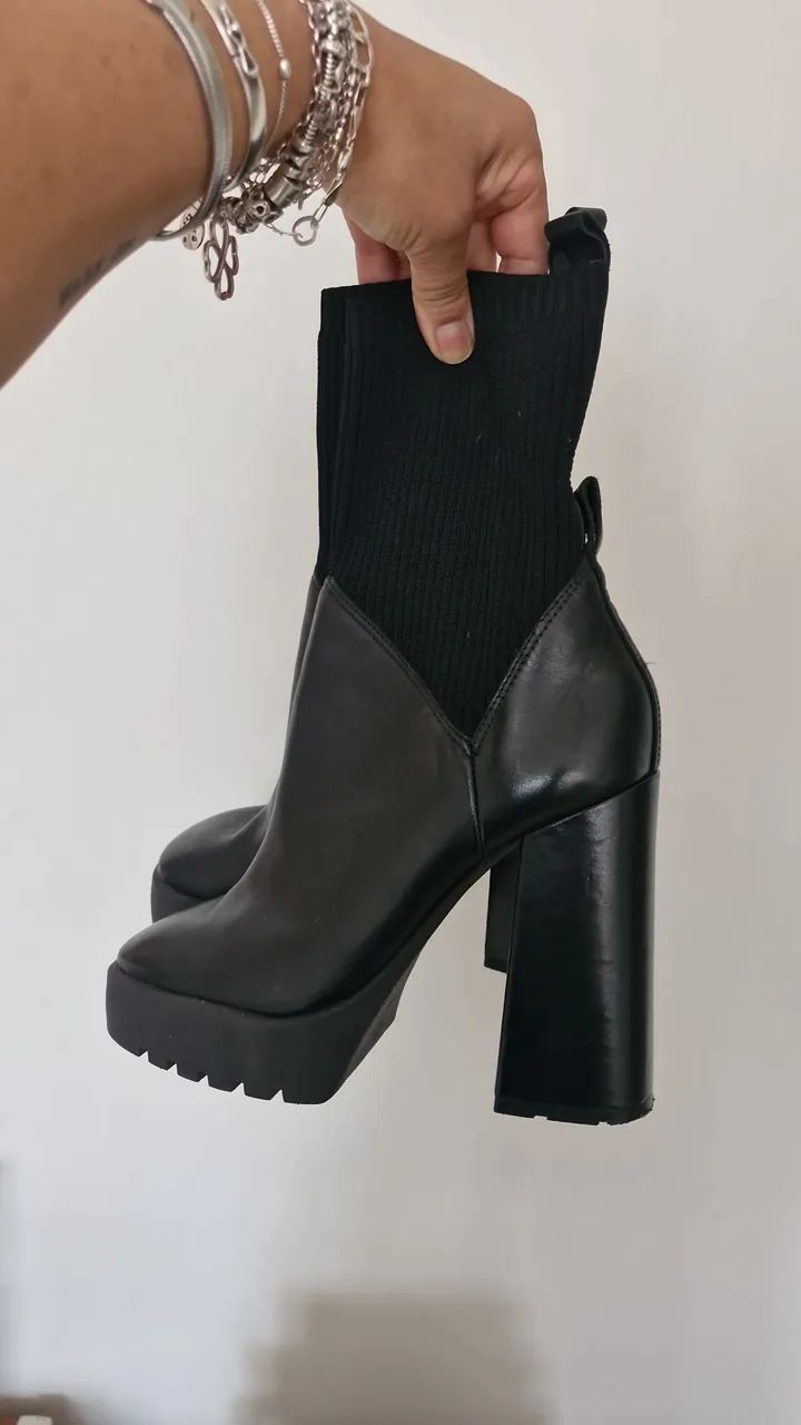 Bota Shutz couro 37 - Foto 3