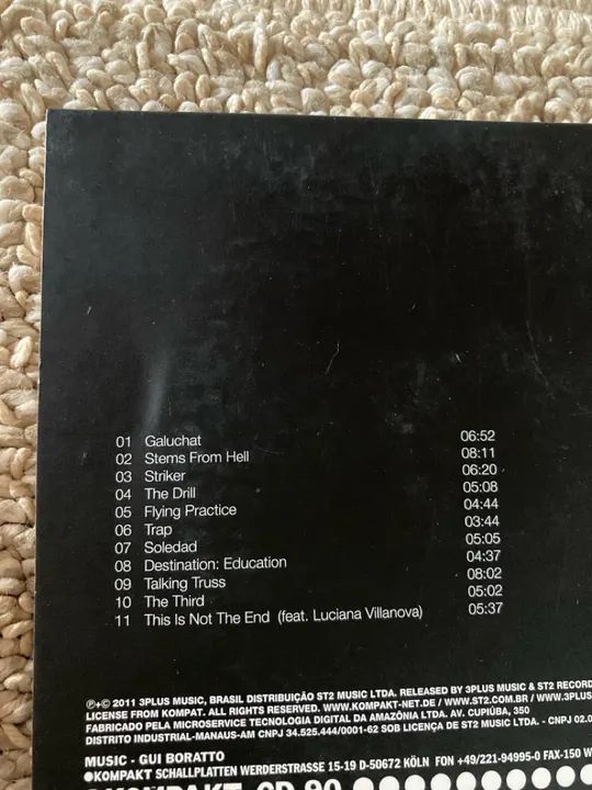 CD Gui Boratto - This Is Not The End - Foto 5