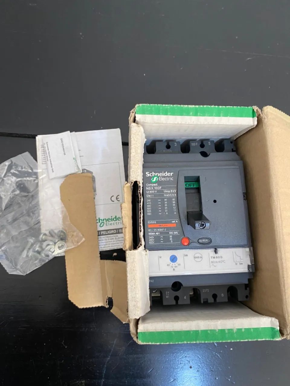 DISJUNTOR COMPACT NSX100F TMD 100 A 3 POLOS 3D LV429630 - Foto 2