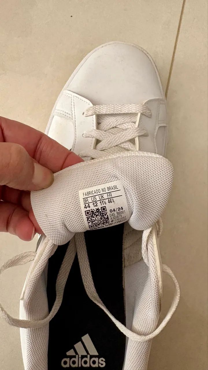 Tênis Adidas branco, 44 - Foto 5