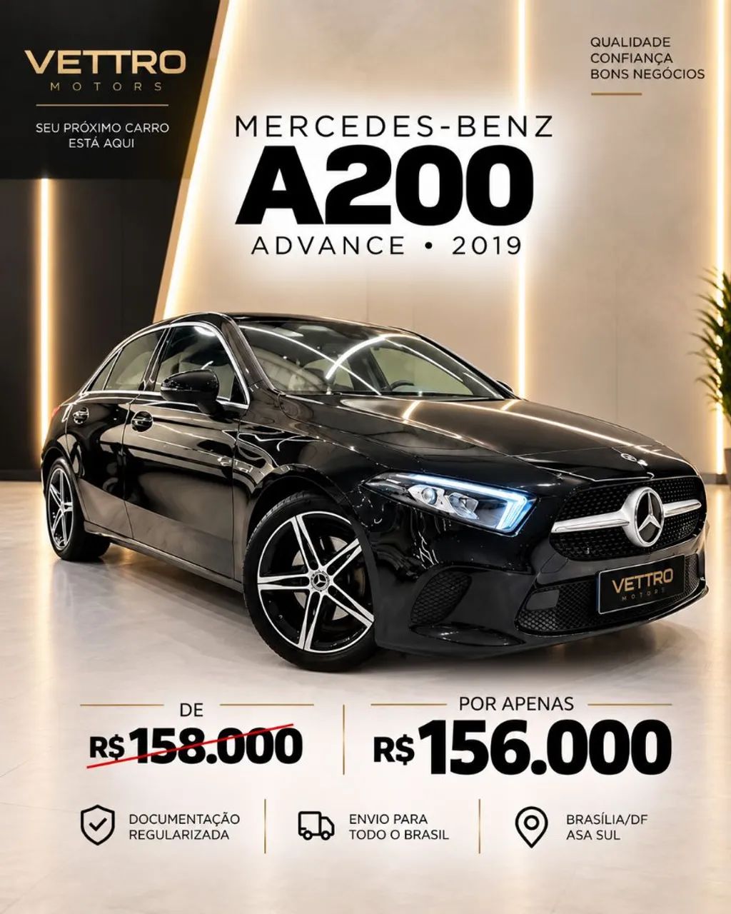 Mercedes-Benz A-200 A 200 1.3 TB Advance Aut. 2019