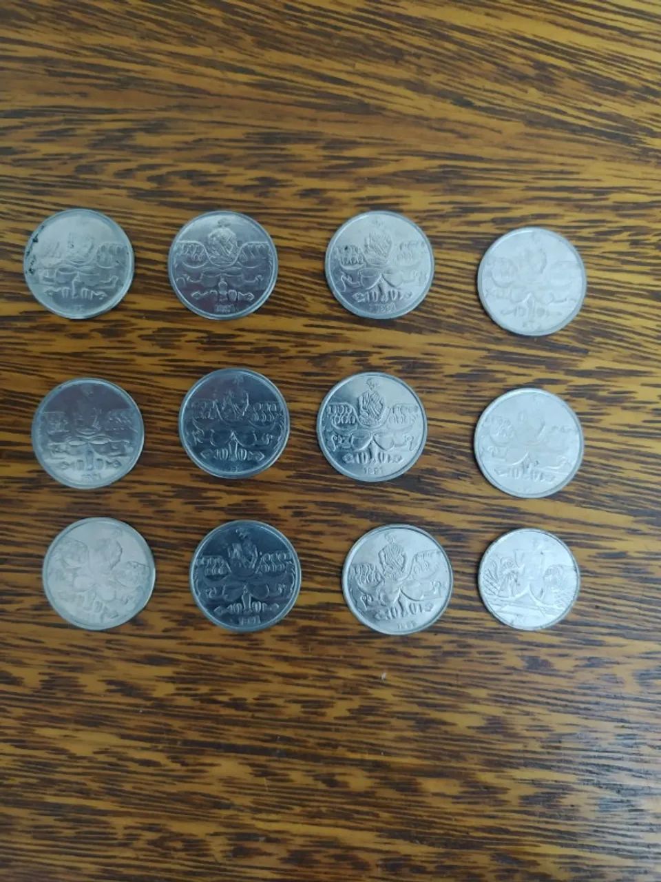 Conjunto de 12 Moedas Cruzeiros - Foto 2