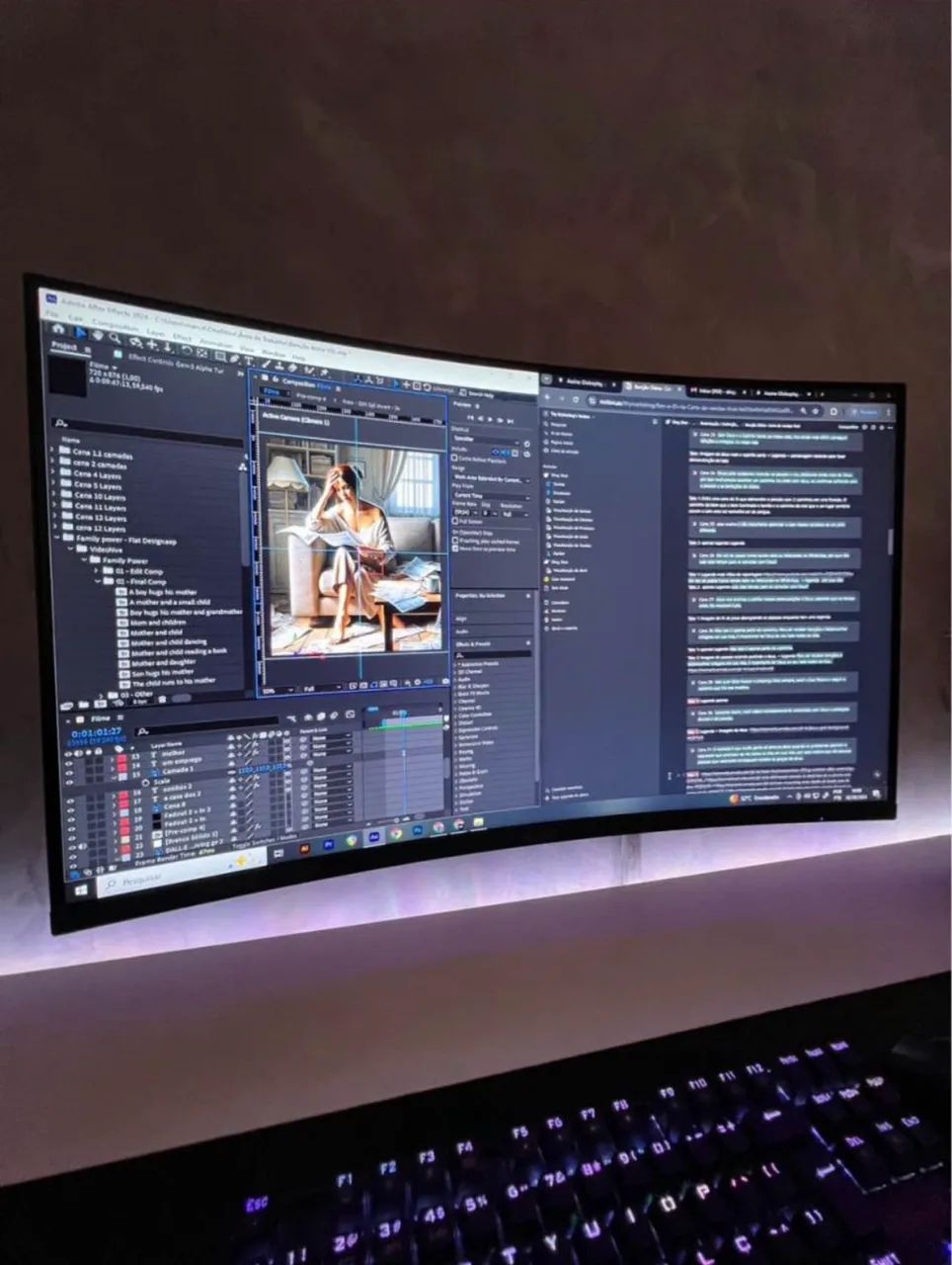 Monitor 32 pol 165Hz 1Ms - Foto 2