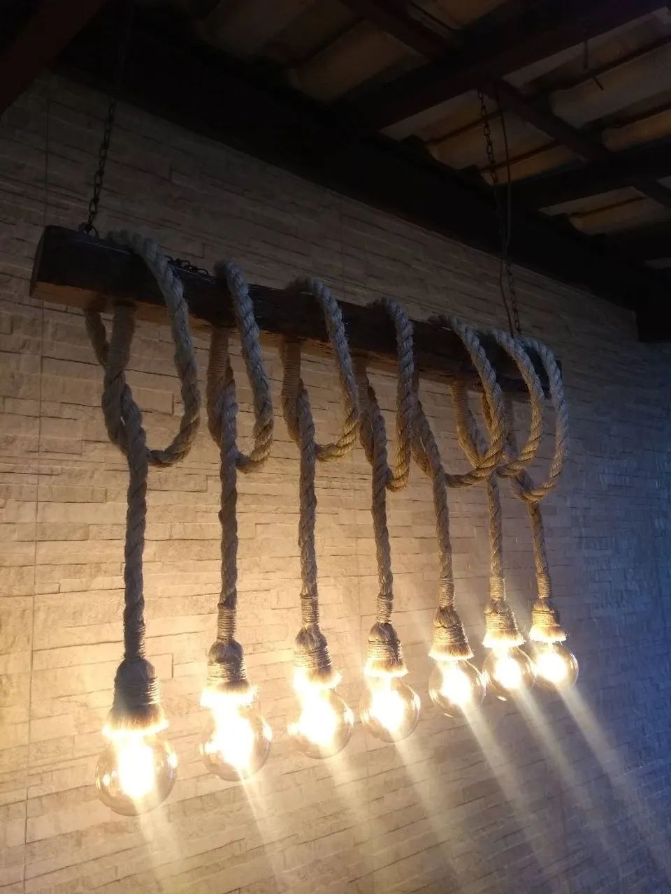 Luminária  Pendente Artesanal - Foto 2