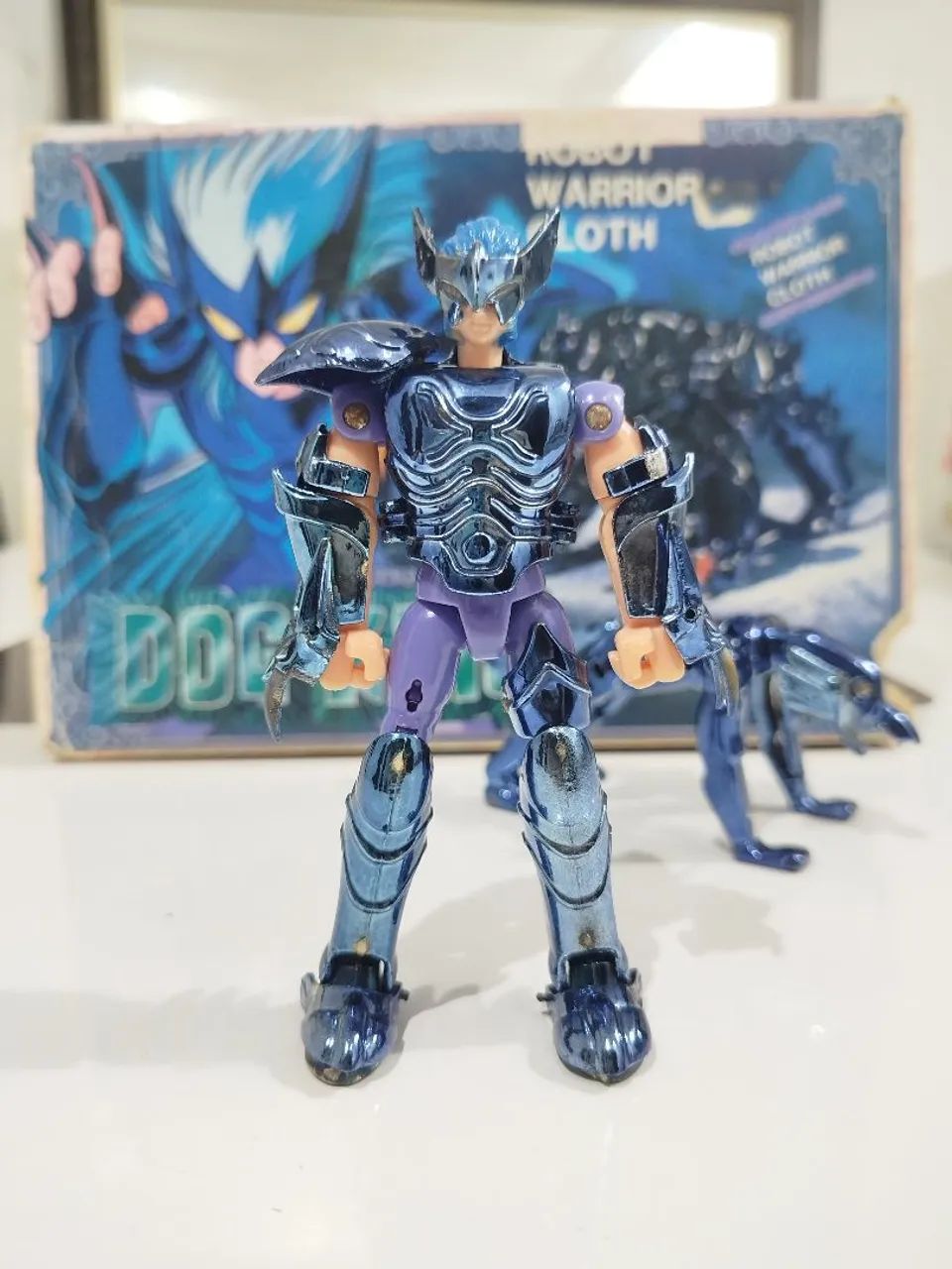 Boneco Cavaleiros do Zodíaco Fenrir de Alioth - Foto 2