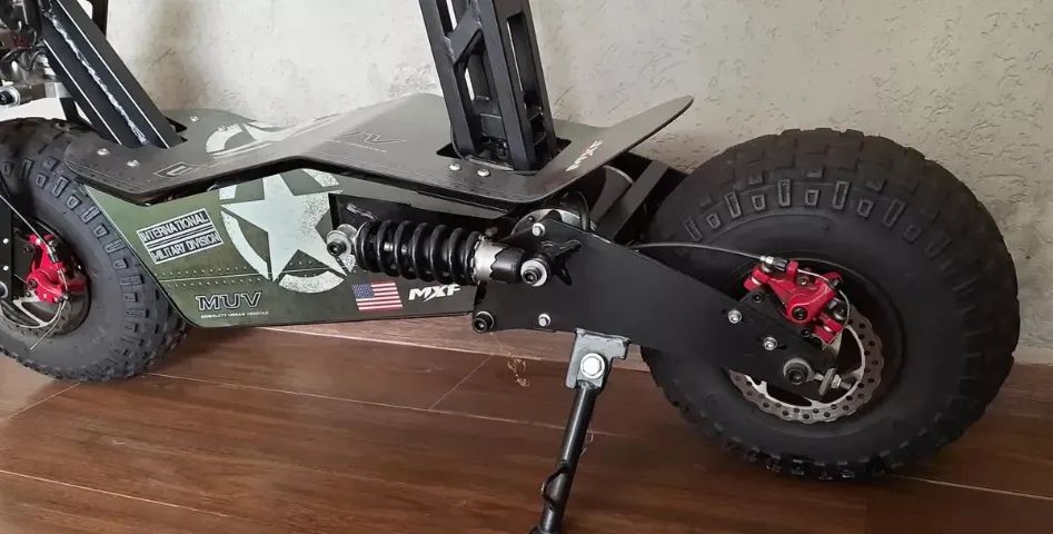 Patinete Elétrico Mxf Muv 1600w 48v Scooter (ler Descrição) Verde-escuro - Foto 5