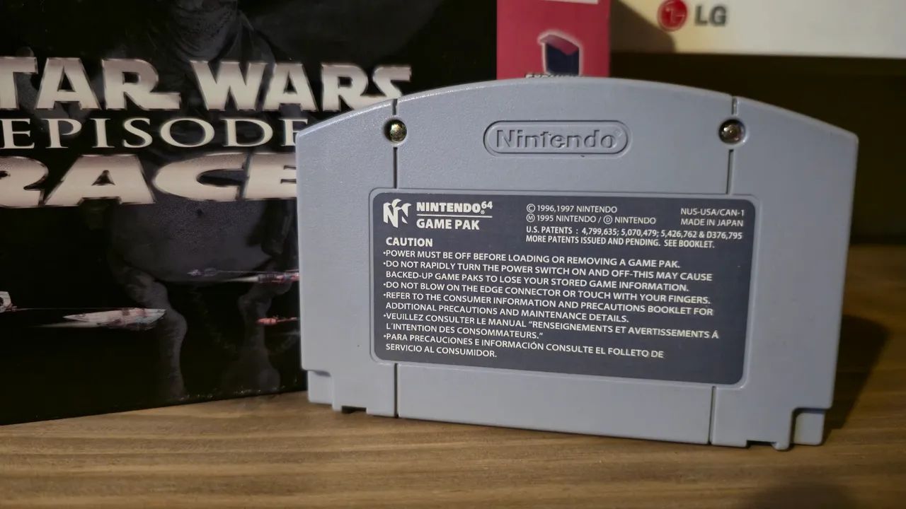 Star Wars Racer N64 (CAIXA E MANUAIS) - Foto 2