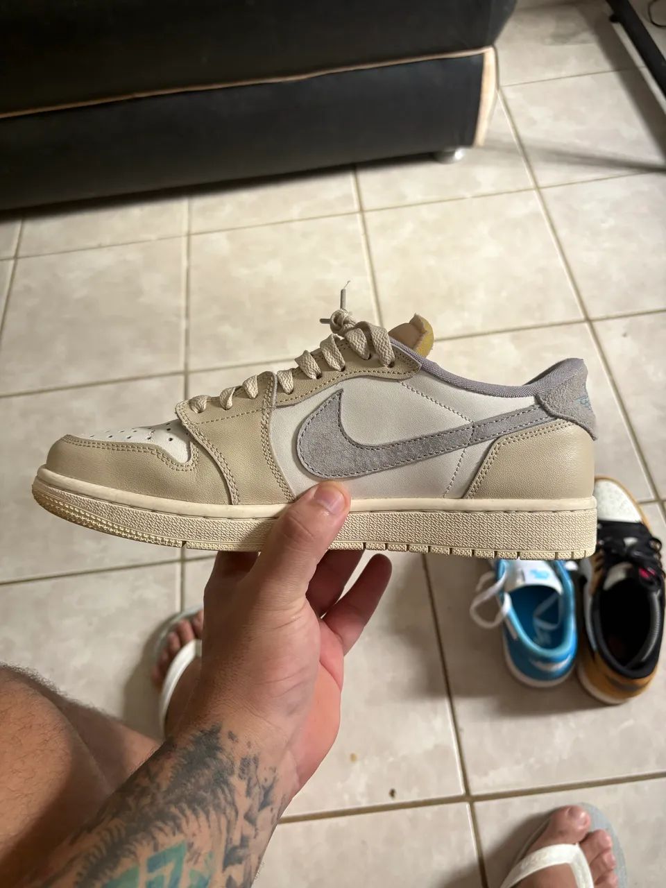 Jordan 1 low og OFFWHITE GOAT - Foto 5