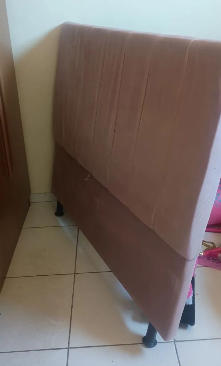 Cabeceira cama casal cor rose