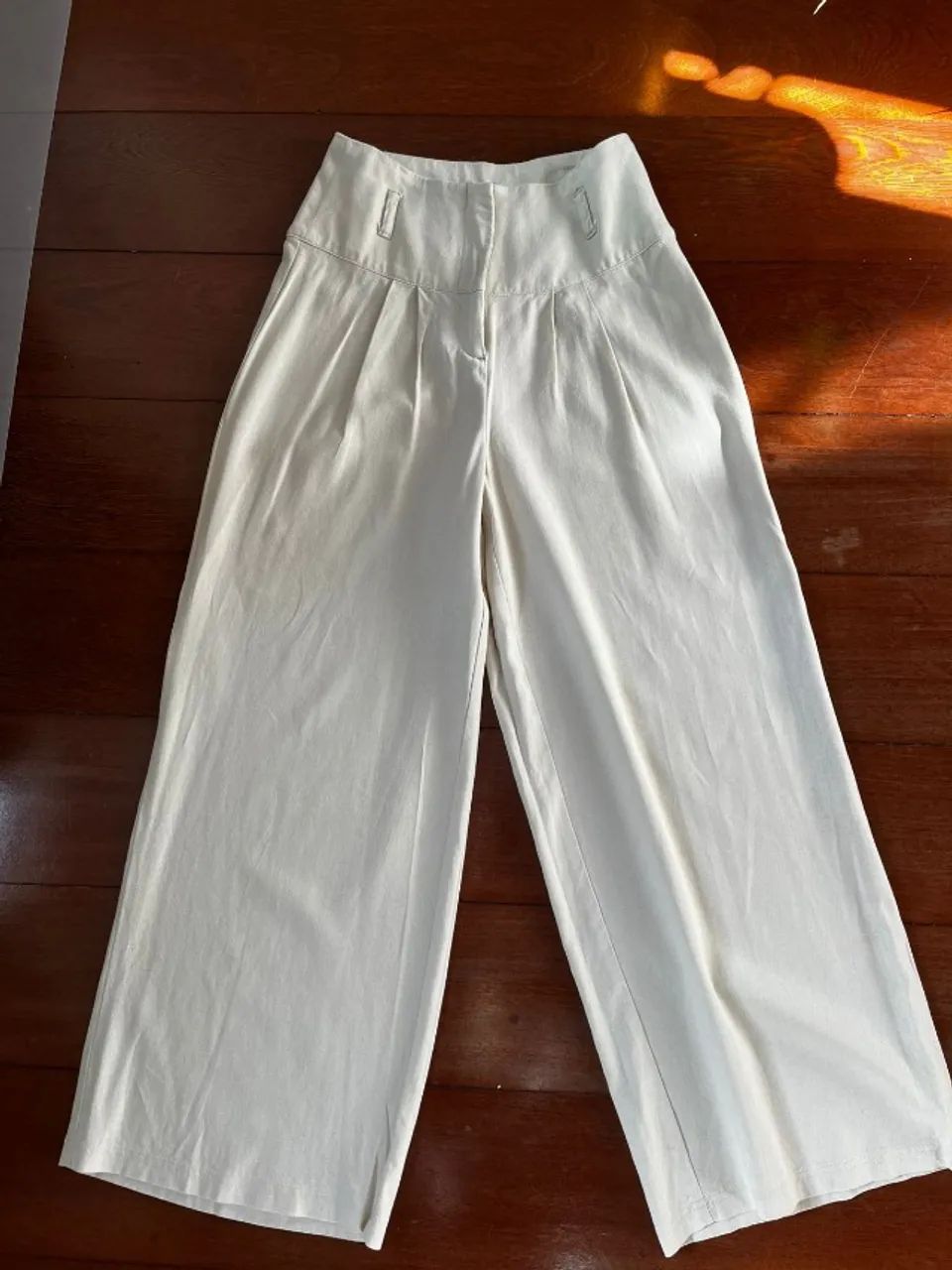 calça de linho pantacourt - Foto 2