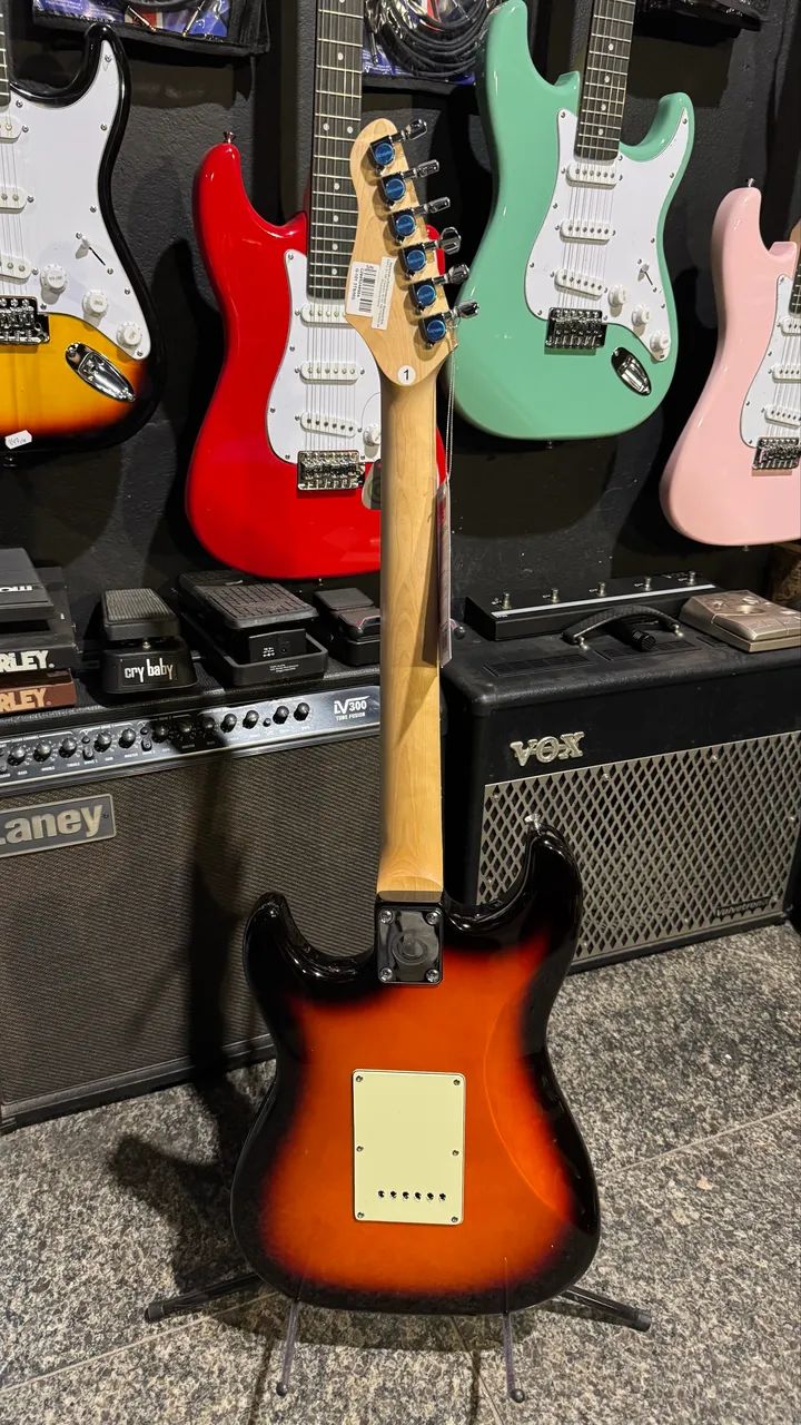 Guitarra HSS G101 Stratocaster Giannini  reguladinha - Foto 3