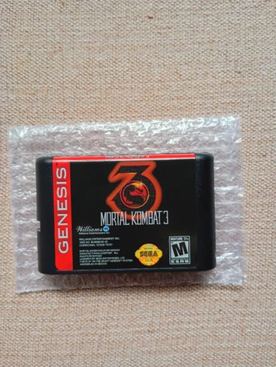 Cartucho MORTAL KOMBAT 3 Mega Drive Paralelo - Jogos de Vídeo Game