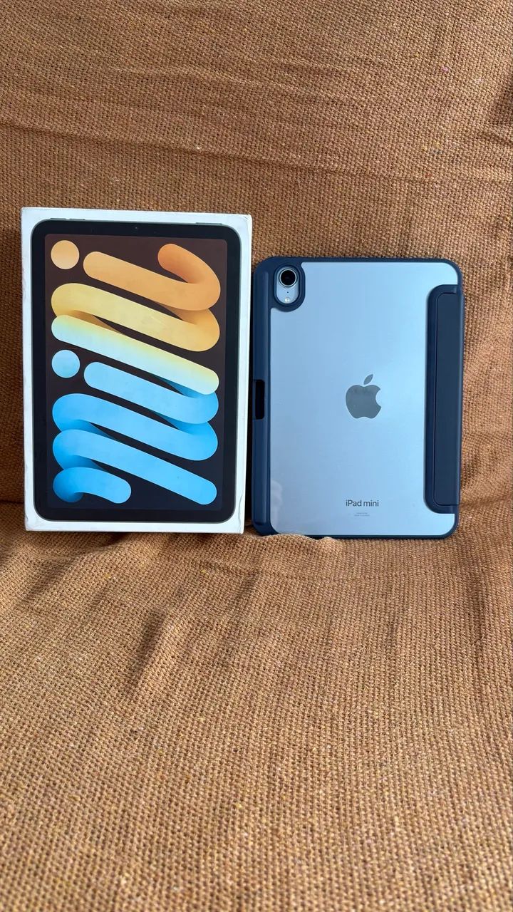 iPad mini 7 128GB - Impecável, com Caixa, Capa e Película Protetora - Foto 2