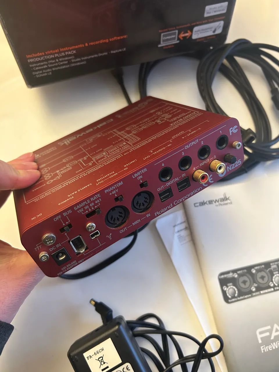 Interface áudio Roland fa-66 FireWire  - Foto 3