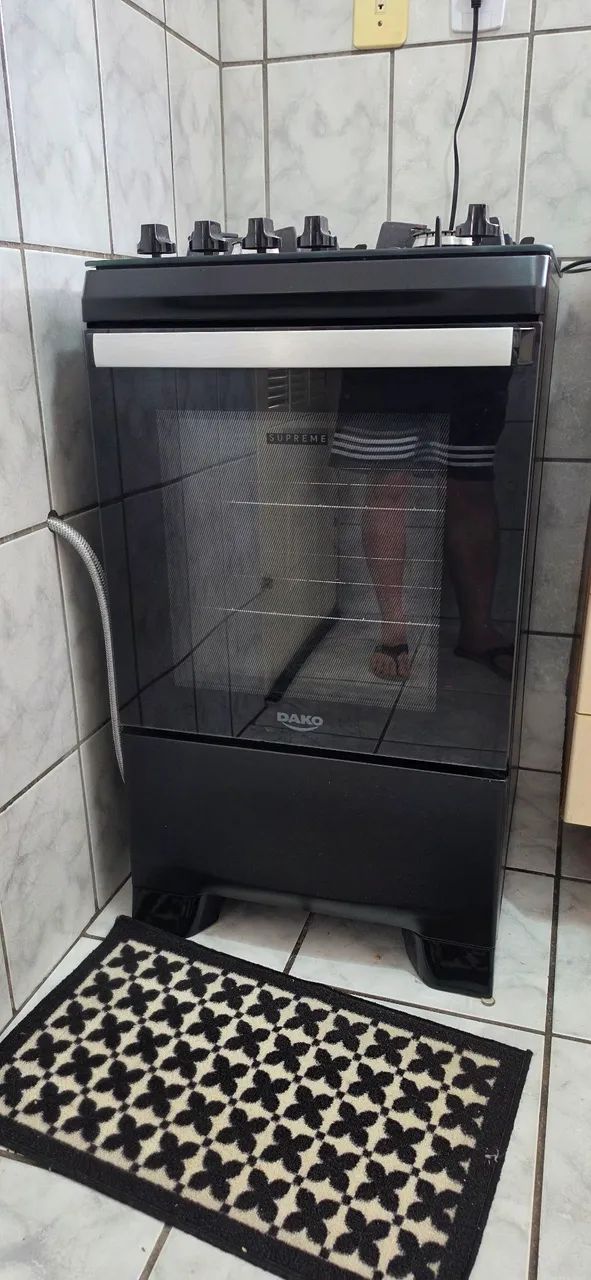 Fogão mesa de vidro dako 