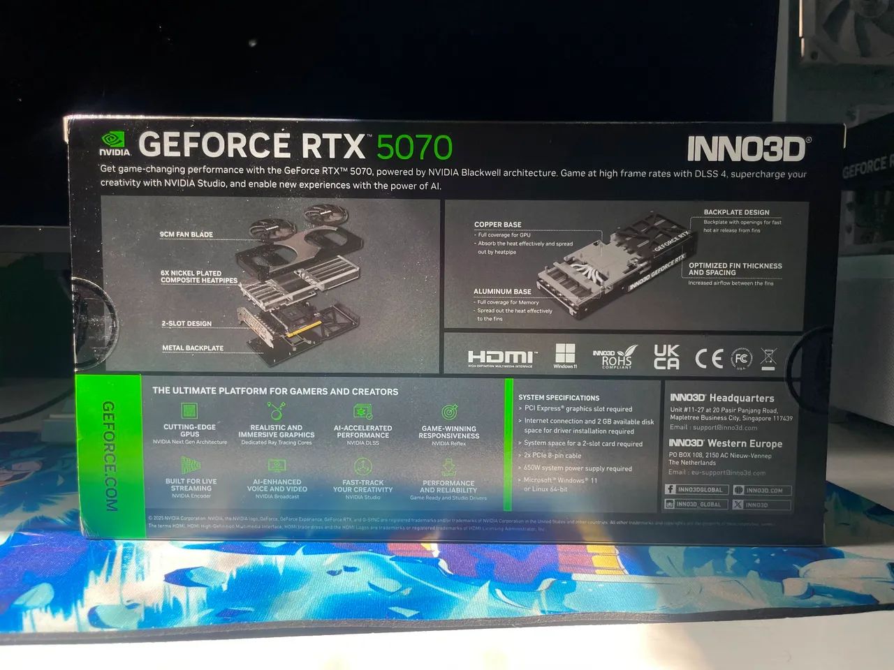 RTX 5070 INNO3D (LACRADA) - Foto 2
