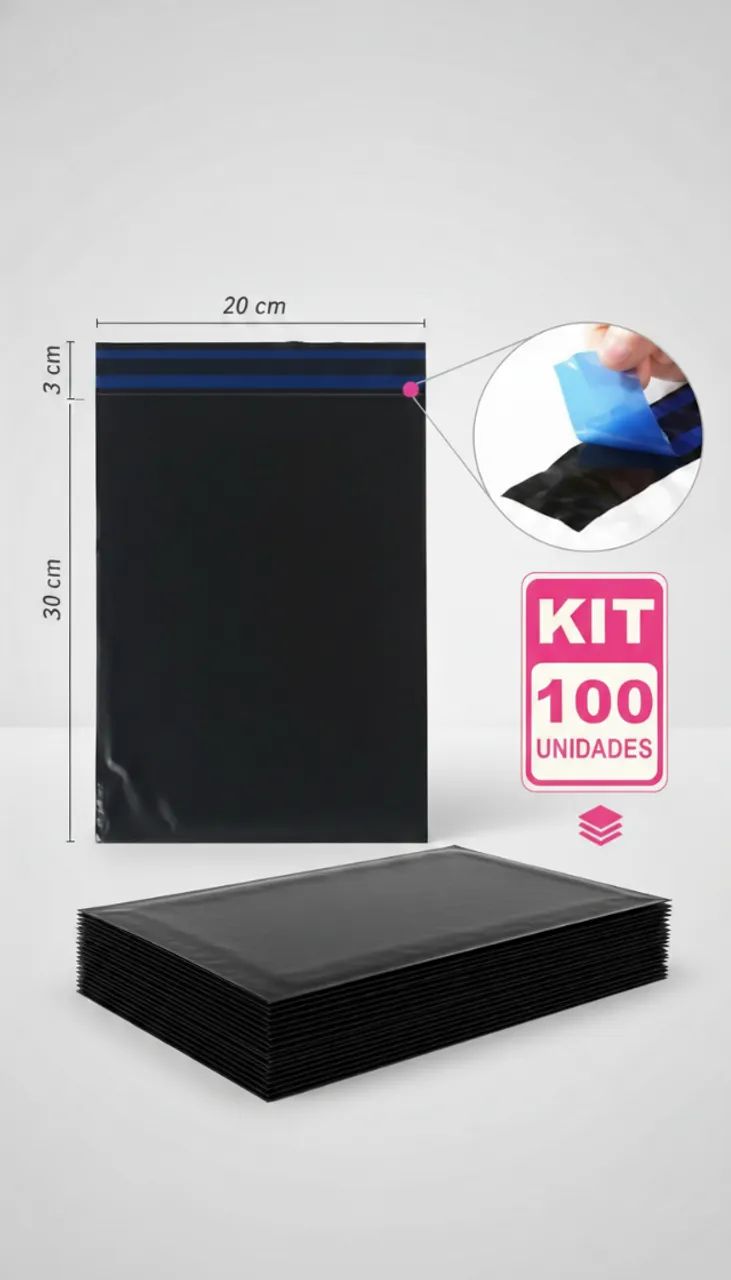 Envelopes para Envio Seguro 20x30 - 100 Unidades