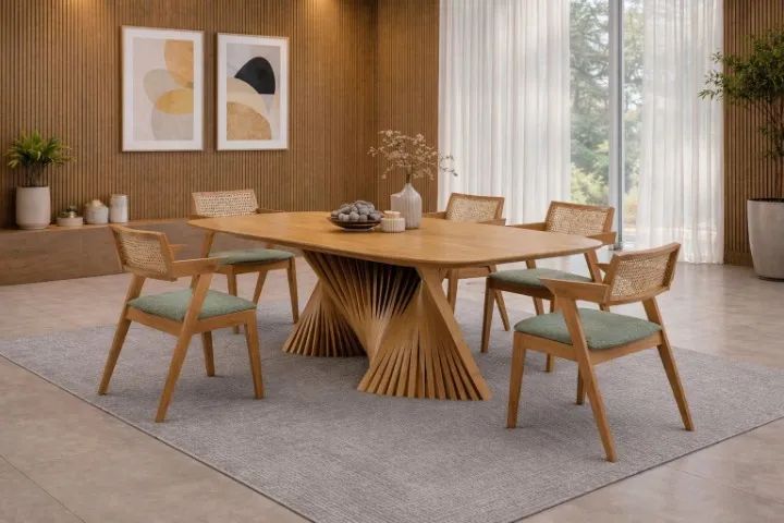 Conjunto de jantar maciço diversas cores e tamanhos - Foto 4