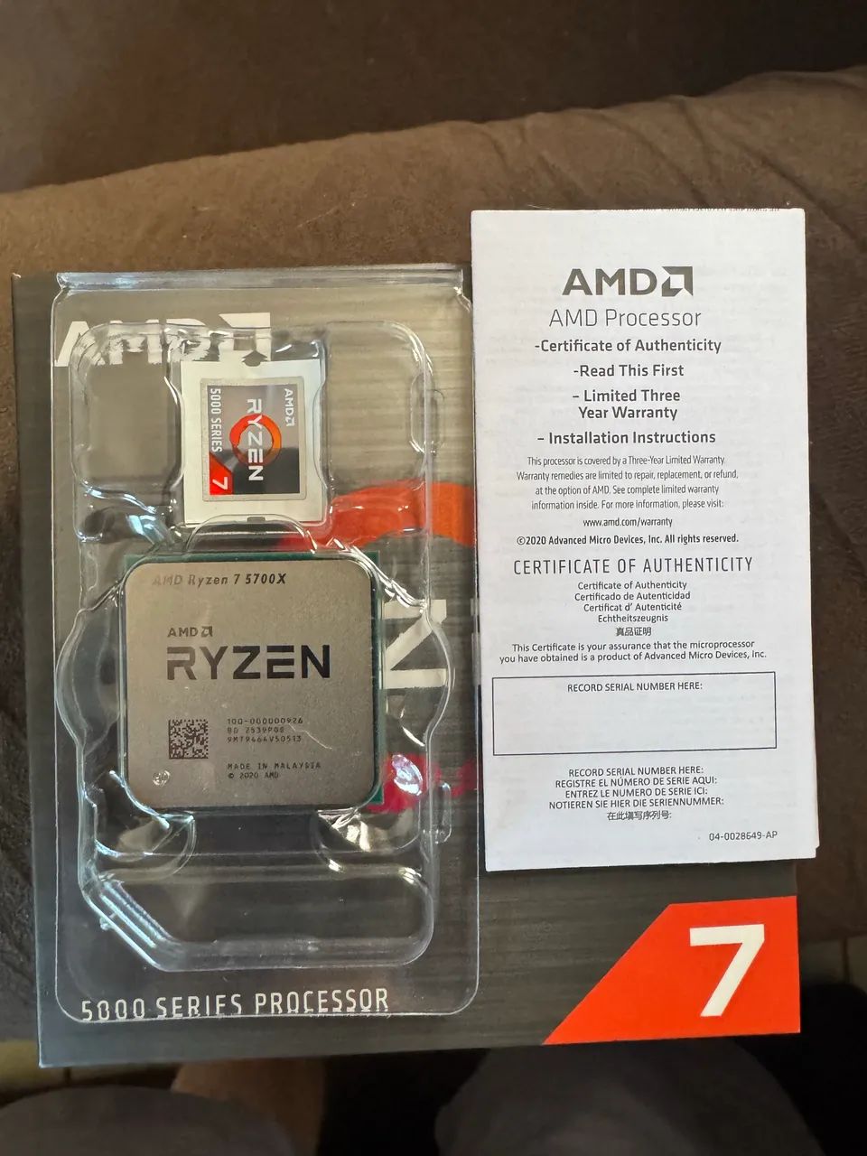 Processador AMD Ryzen 7 5700X 8 Núcleos 16 Threads - Processadores