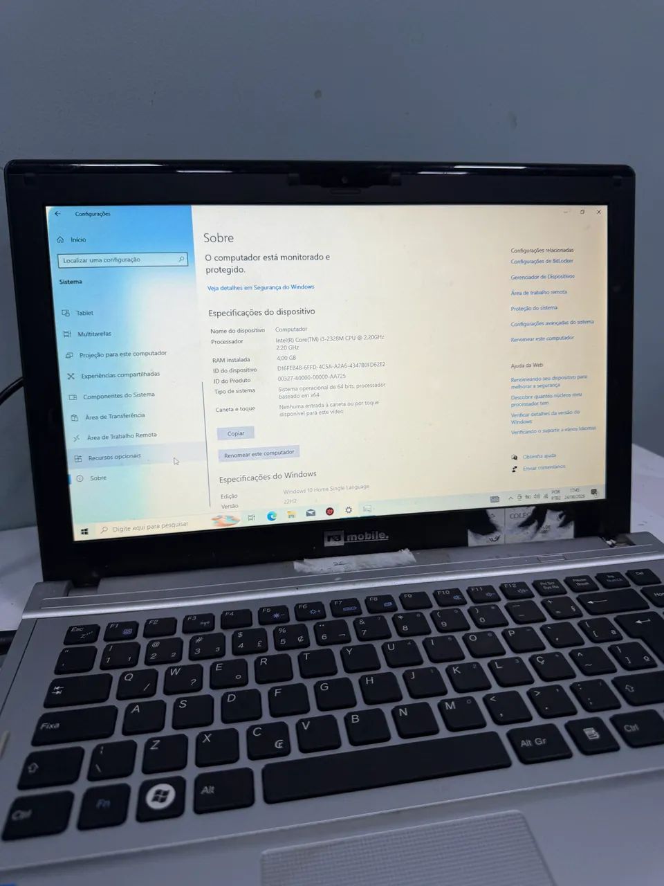 Notebook N3 Mobile Core i3 / 4GB / HD 128GB  - Foto 4