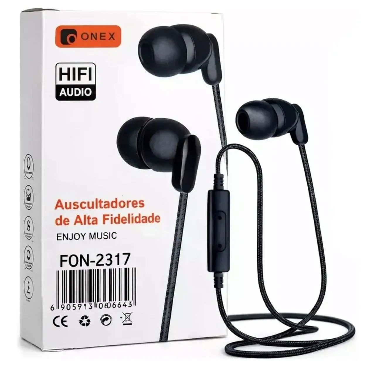 FONE DE OUVIDO TIPO-C <br>