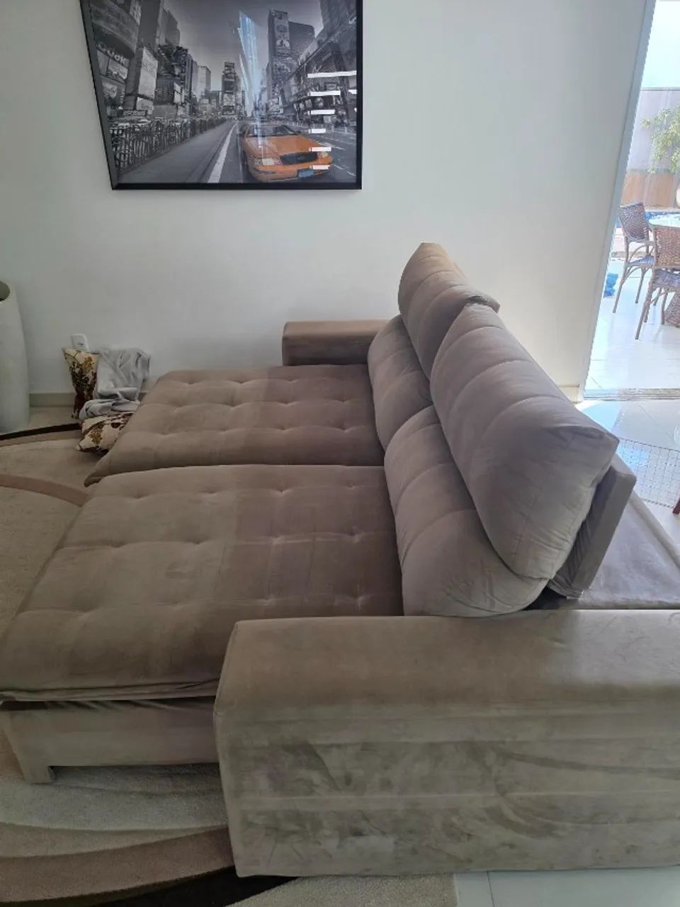 Sofá Retratil 4 lugares - Excelente estado! - Foto 5