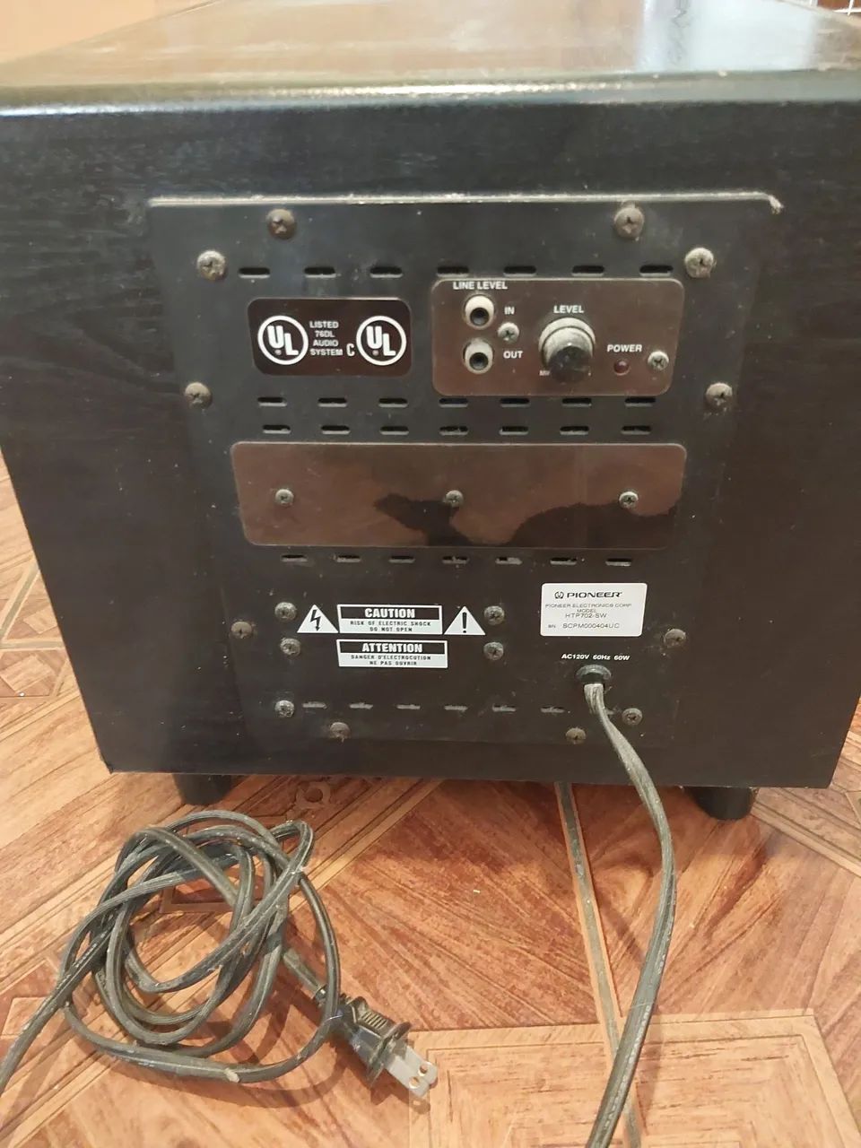 Subwofer HTP Ativo Pionner 10 polegadas 127v  - Foto 2
