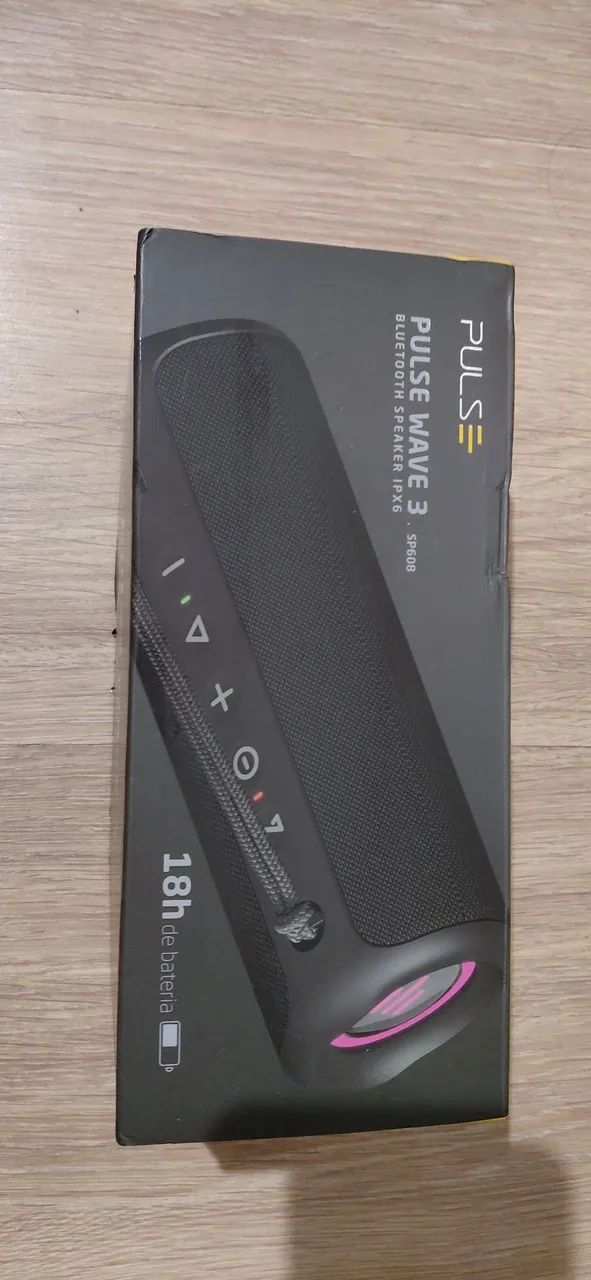 Caixa som portátil Pulse Wave 3