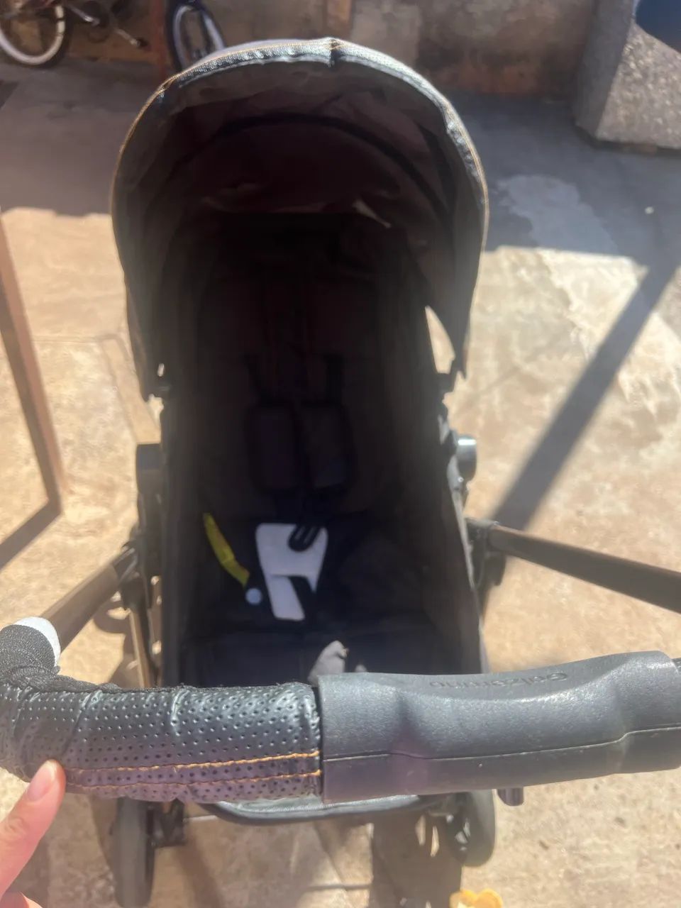 Carrinho e bebê conforto galzerano 