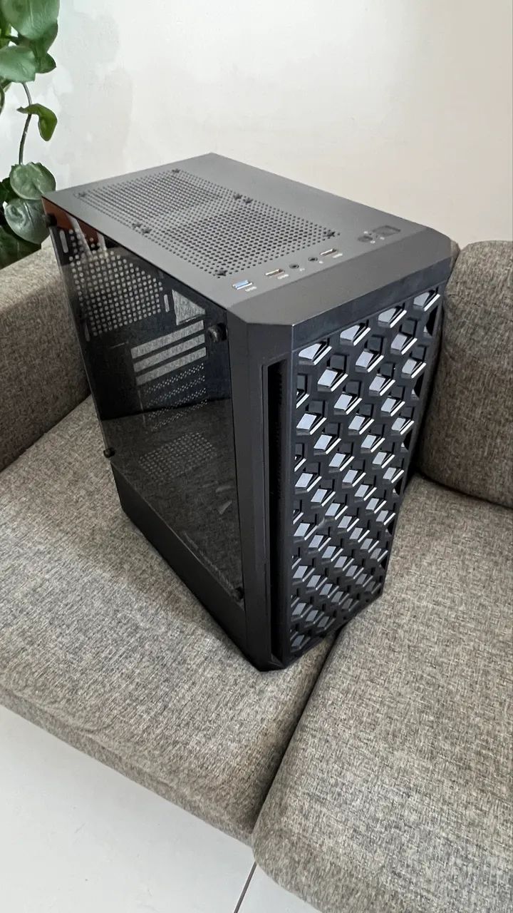 Gabinete gamer com 4 fans - darkflash dk300  - Foto 3