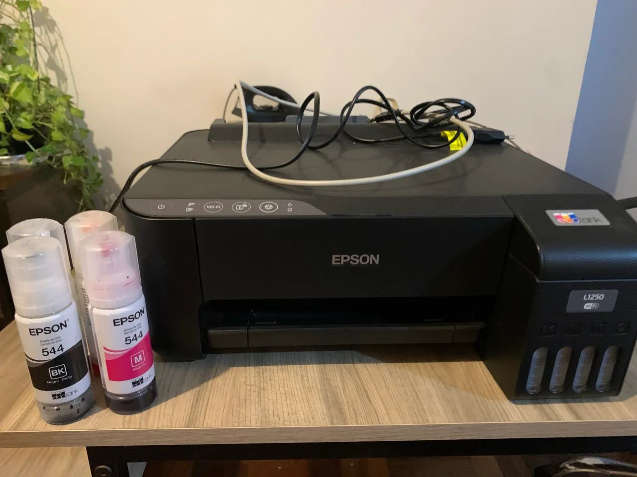 Impressora Epson EcoTank L1250 Wi-Fi - Imprime Fotos - Super Conservada! - Foto 2